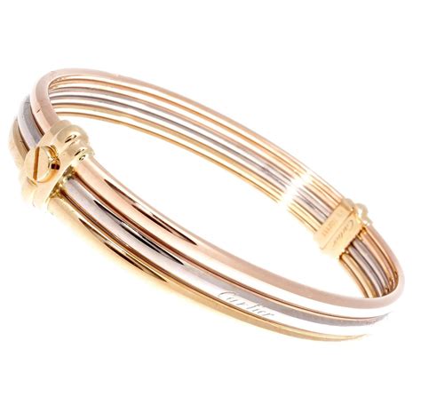 cartier tricolor gold bracelets